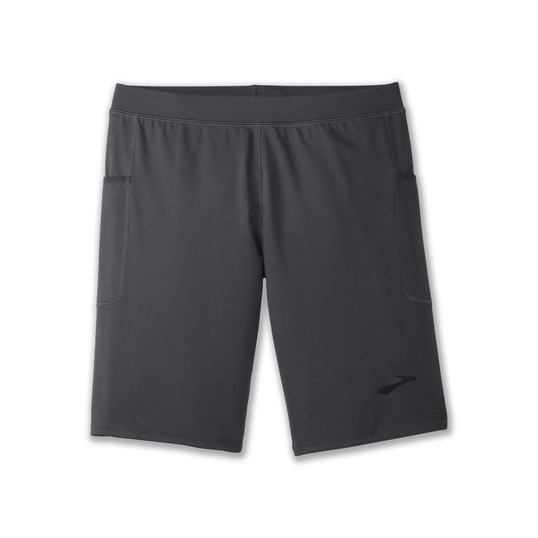 Brooks Source 9 Running Shorts - Men's - Asphalt/DarkGey (41032-UTJY)